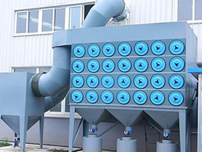 脉冲滤筒除尘设备-斜插滤筒除尘器